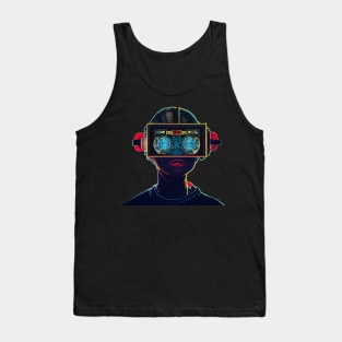 cyberpunk woman Tank Top